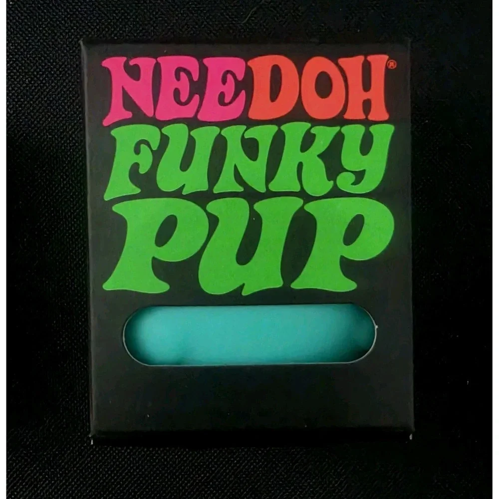 FUNKY PUP NeeDoh TEAL Pet Me Feel the Funk NEEDOH NEW Sealed teal